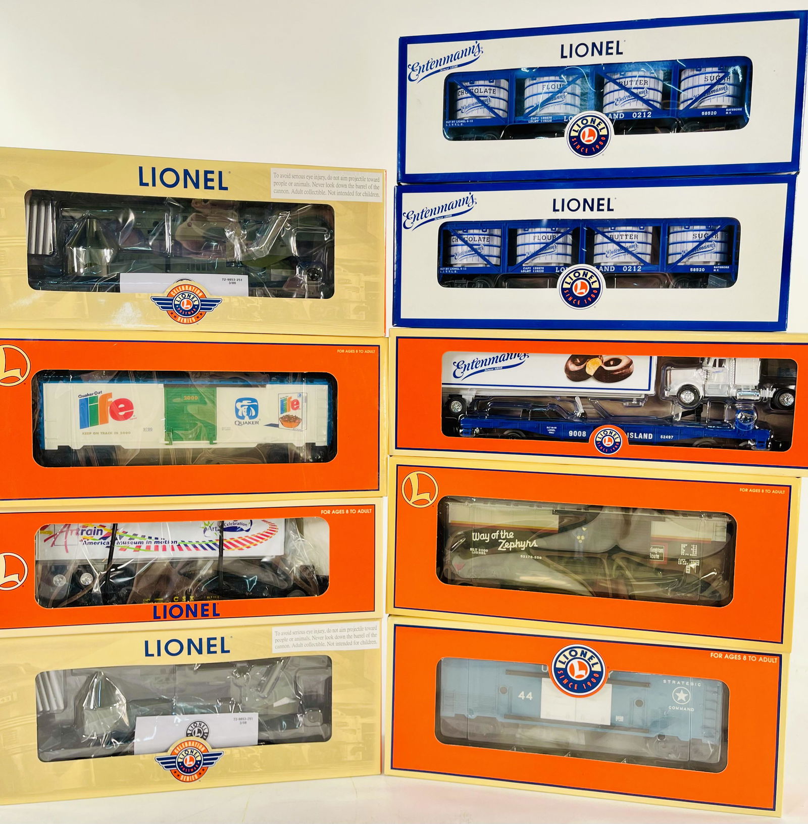 New Lionel O Gauge Nine (9) Assorted Freight Cars (1 of 6)