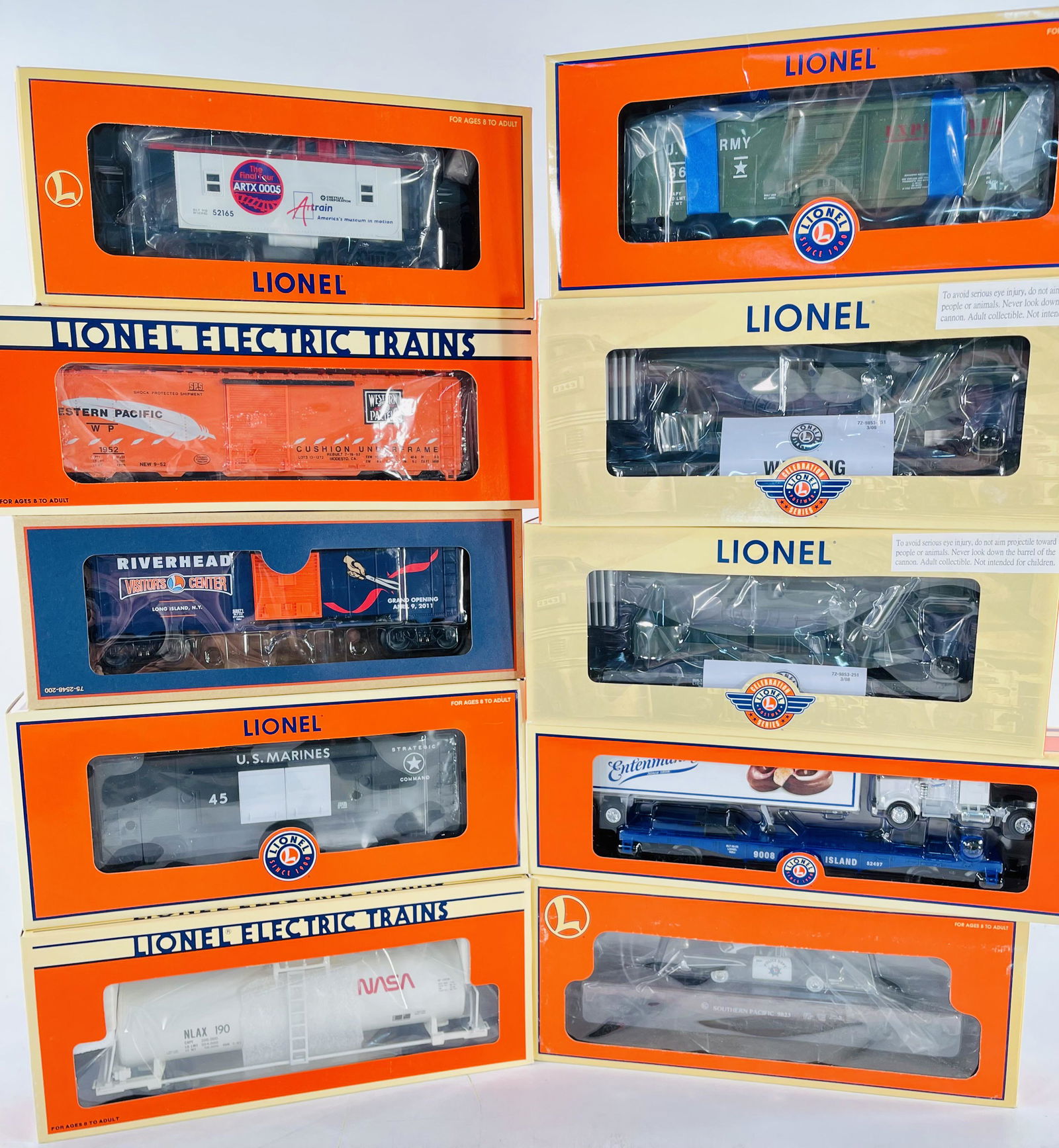 New Lionel O Gauge Ten (10) Assorted Freight Cars (1 of 6)