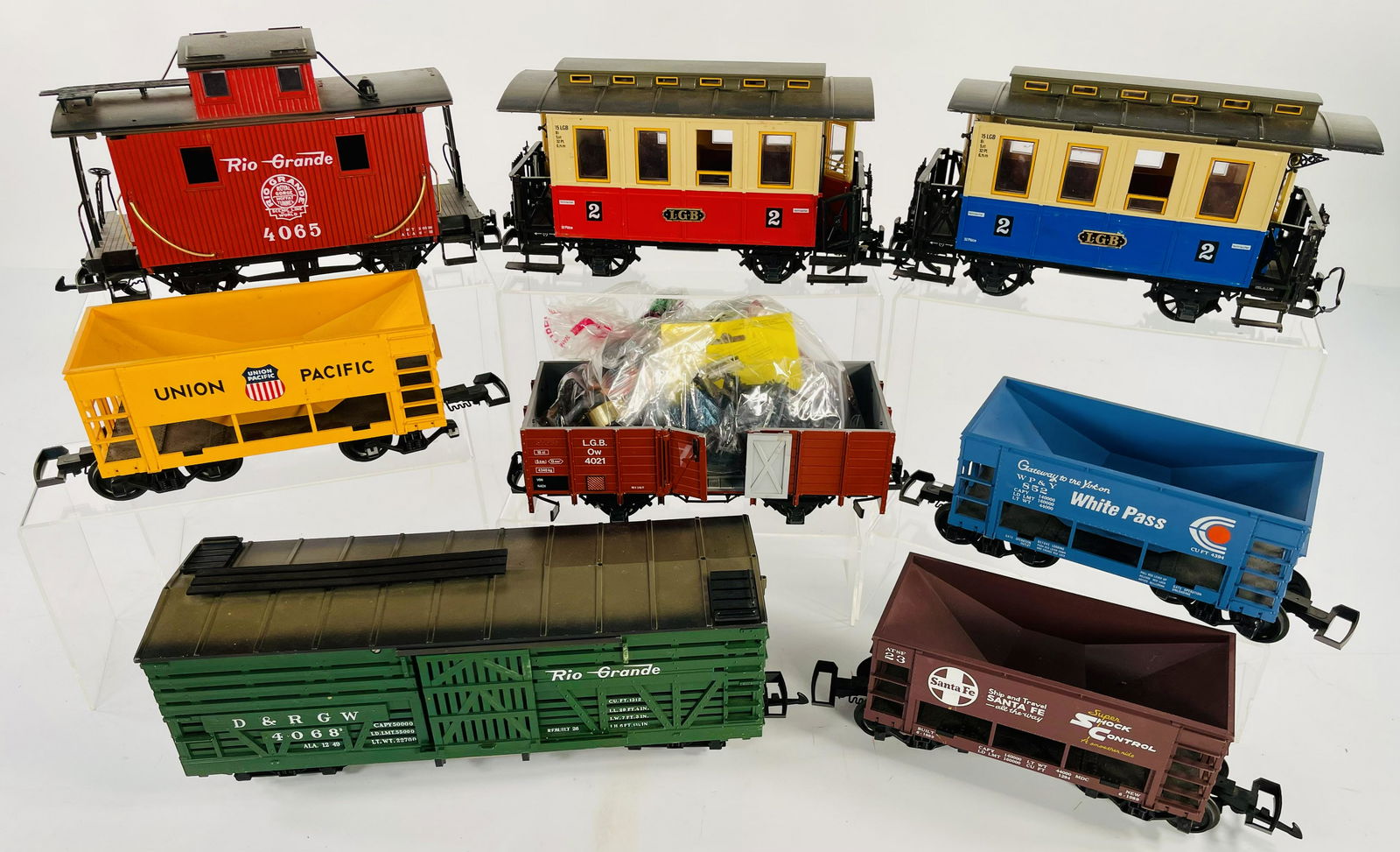 Postwar LGB G Gauge Eight (8) Assorted Freight Cars (1 of 10)