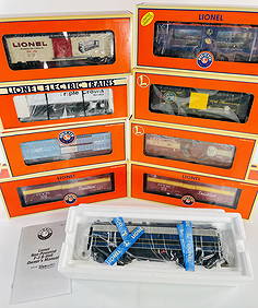 New Lionel O Gauge Eight (8) Assorted Freight Cars and F-3 B Unit B&O (1 of 8)