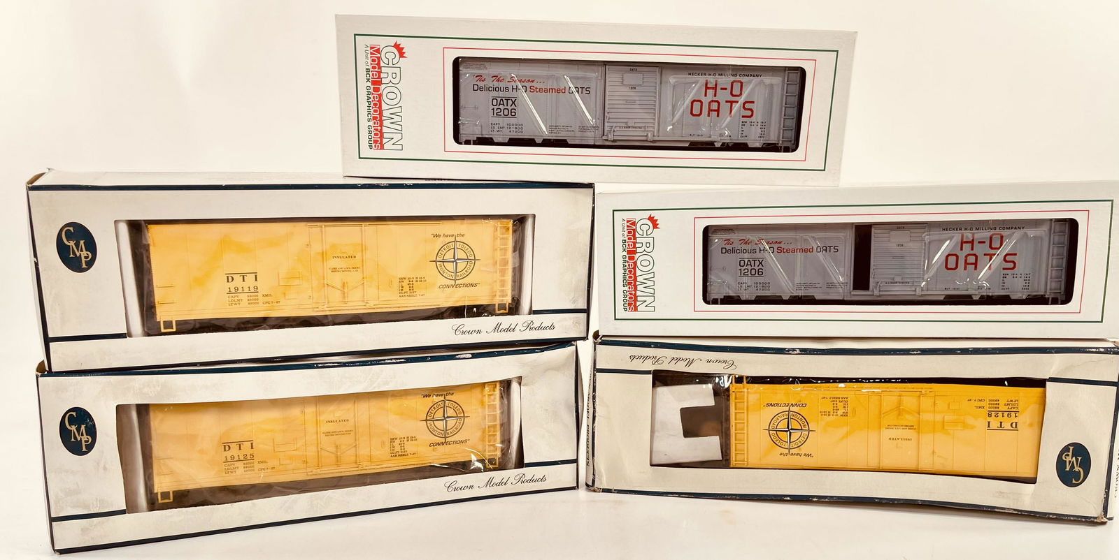 Crown Model Products O Gauge Five (5) Assorted Freight Cars (1 of 6)