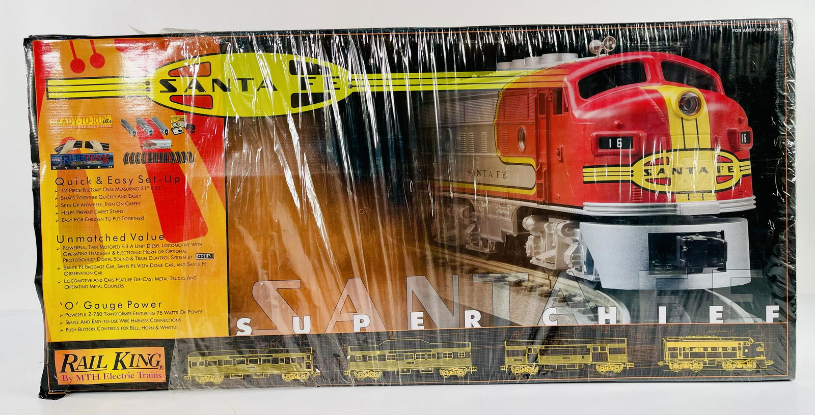 MTH Rail King O Gauge Santa Fe Super Chief Set (1 of 3)