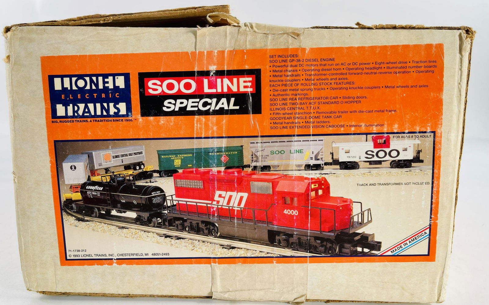 New Lionel O Gauge Soo Line Special Freight Set (1 of 6)