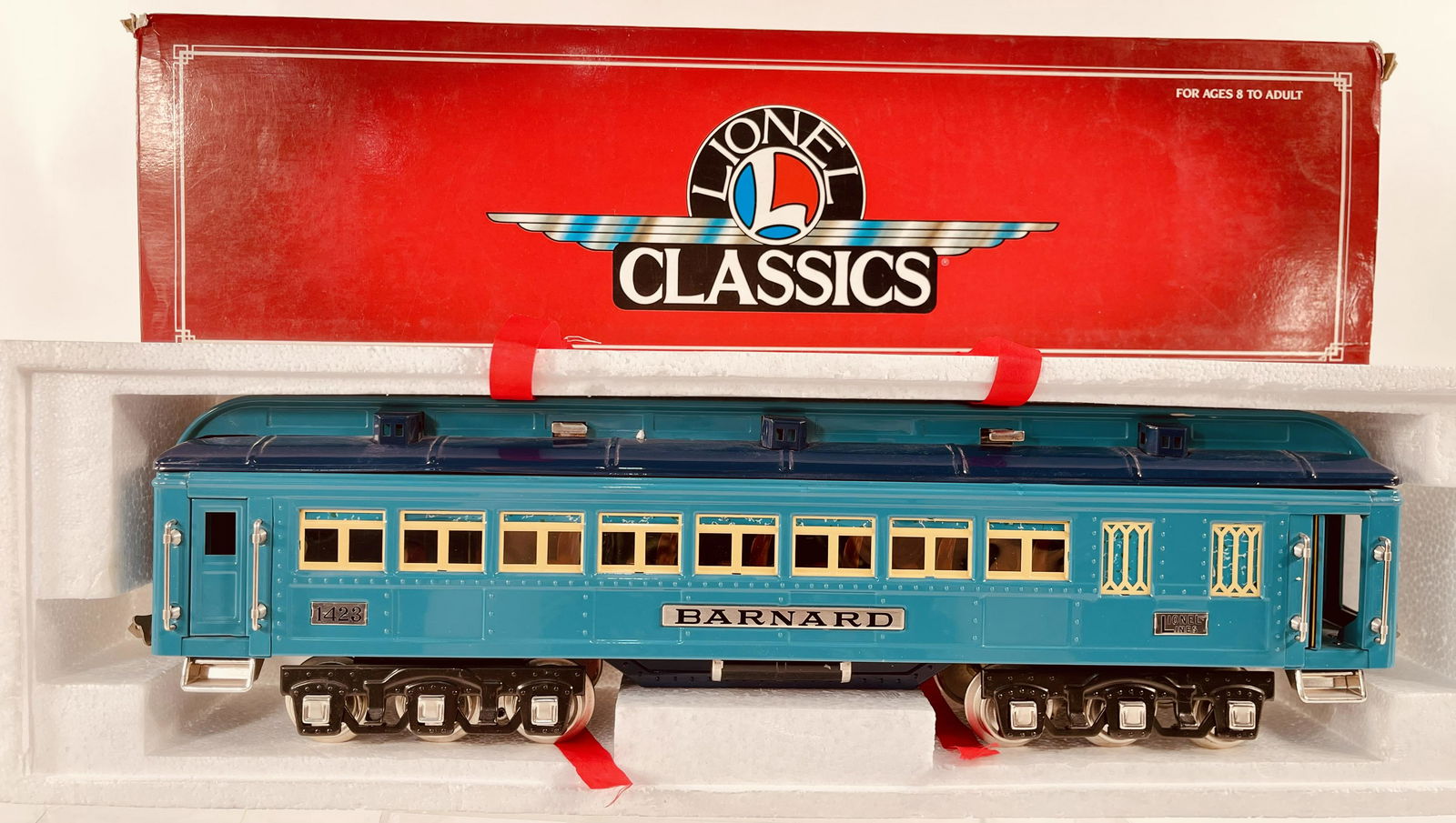 LTI Lionel Standard Gauge 1423 Barnard Blue Comet Extra Passenger Car (1 of 3)