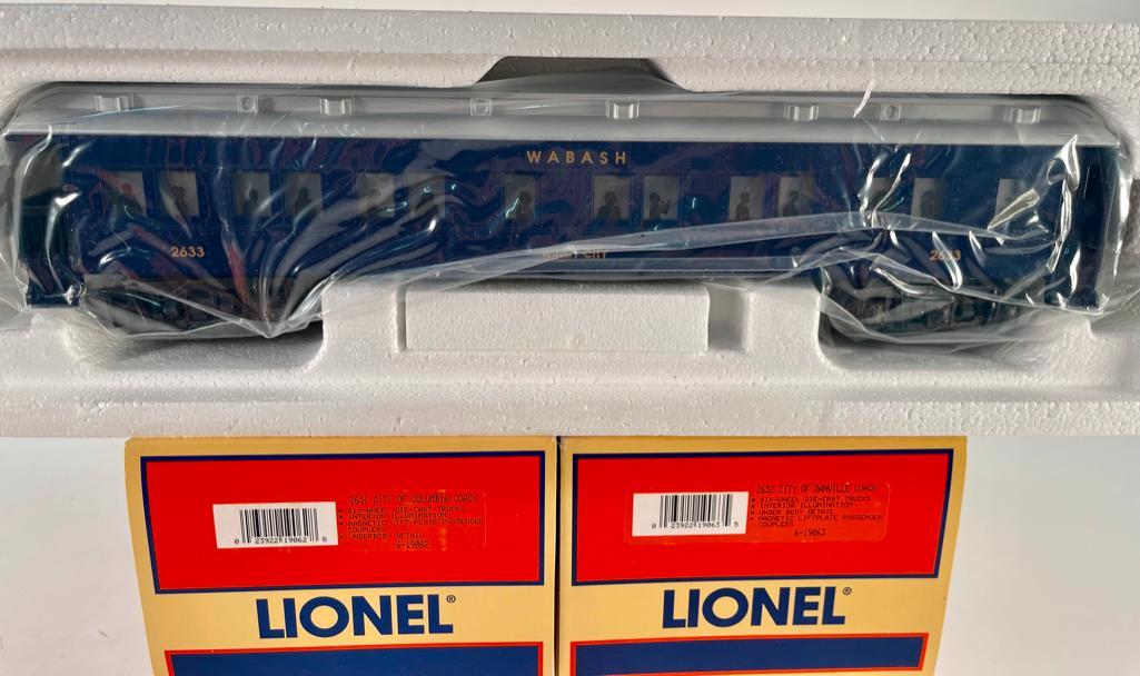 New Lionel Wabash Madison Four (4) Car Passenger Set #6 – 19061 (1 of 2)