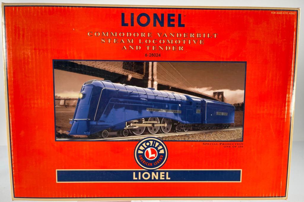 New Lionel Commodore Vanderbilt “Blue” Steam Locomotive and Tender #6 – 28024 (1 of 5)