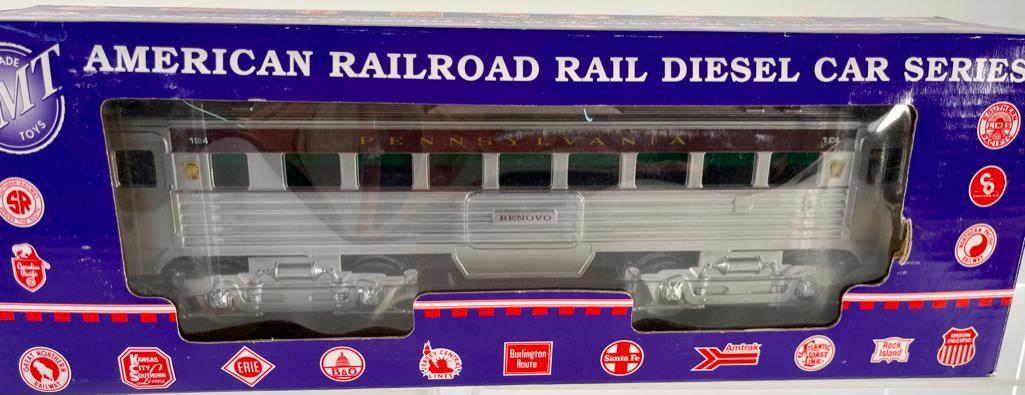 RMT American Railroad Series 5152 Pennsylvania 104 powered RDC Car: RMT American Railroad Series 5152 Pennsylvania 104 powered RDC Car, in C10 and in original box.