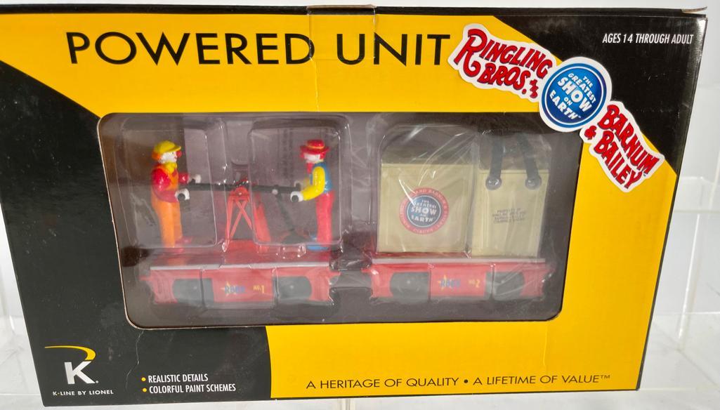 K-Line Ringling Bros. Clown Handcar and Trailer Set (1 of 2)