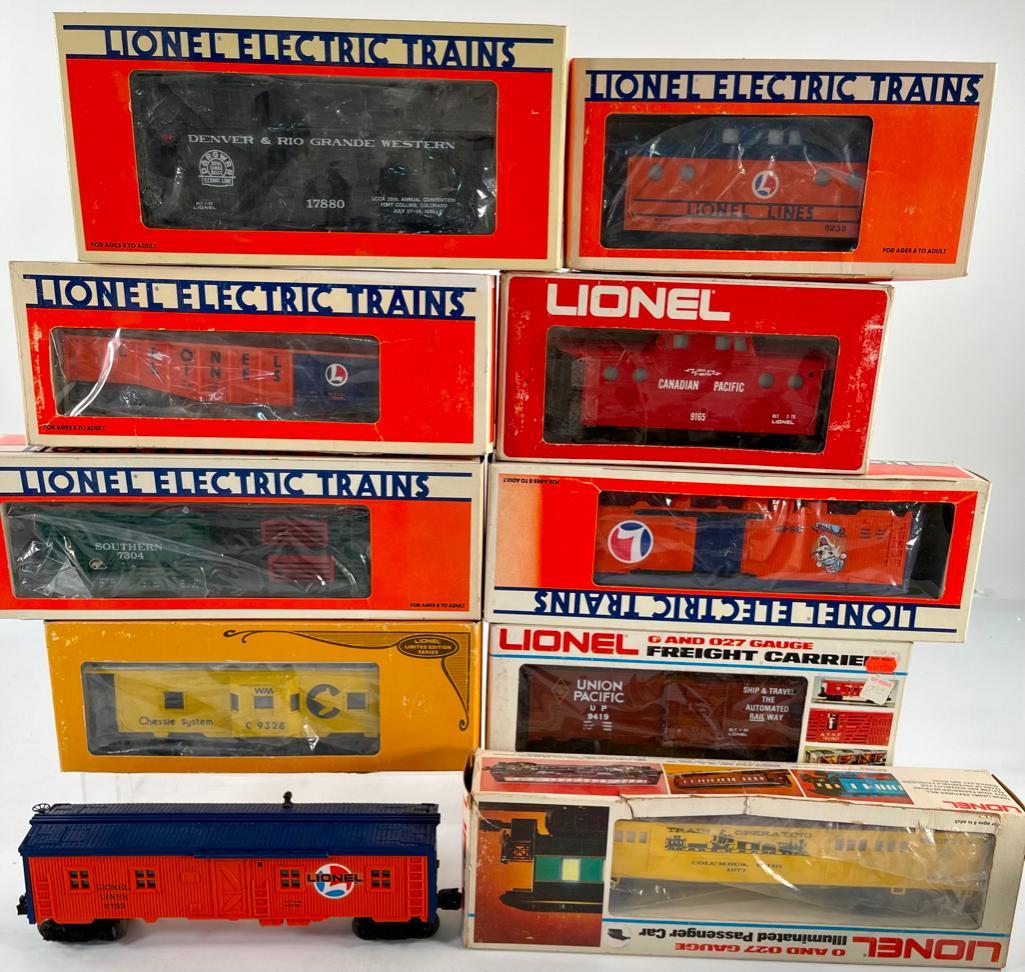 MPC Lionel Four (4) Assorted Freight Cars and New Lionel Six (6) Assorted Freight Cars (1 of 11)