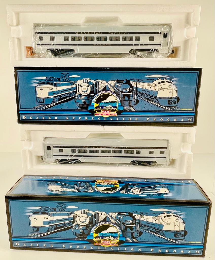MTH Dealer Appreciation Program Canadian Pacific 60’ Aluminum Coach Set X2 (1 of 6)