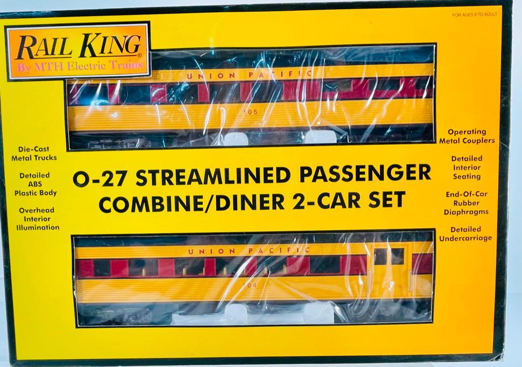 MTH Rail King Union Pacific Combine/Diner Set (1 of 2)