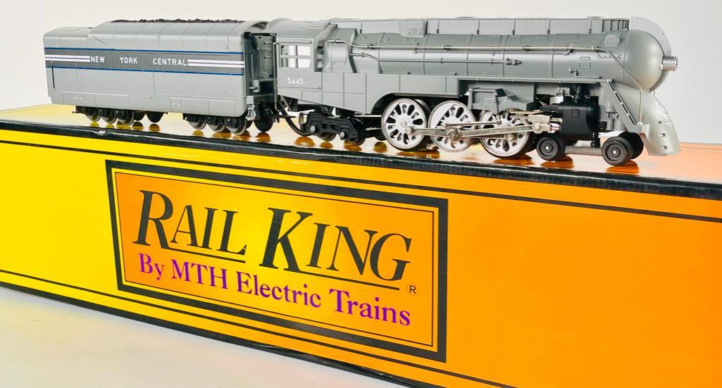 MTH Rail King NYC Dreyfuss 4 – 6 – 4 Hudson Loco and Tender with ProtoSound I (1 of 6)