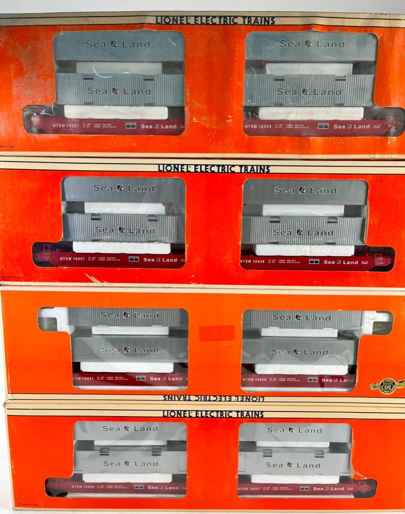 New Lionel Susquehanna Maxi-Stack flat car X4 (1 of 3)