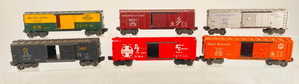 Lionel Postwar Six (6) Assorted 6464 Box Cars (1 of 6)