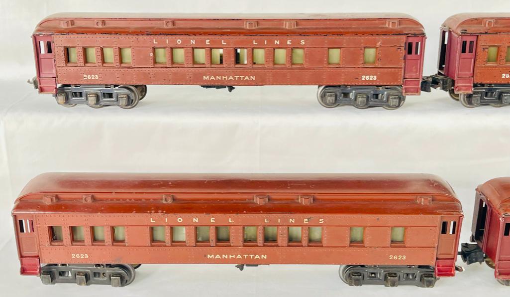 Lionel Prewar O Gauge #2623 Manhattan Passenger Car X4 (1 of 9)