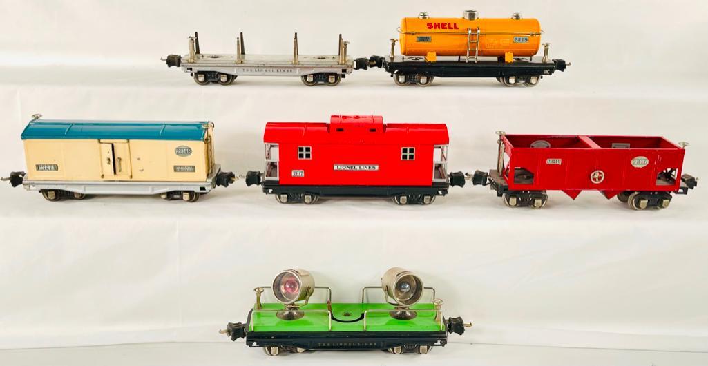 Lionel Prewar O Gauge Six (6) Assorted Freight Cars 2817/2814R/2820/2811/2816/2815 (1 of 20)