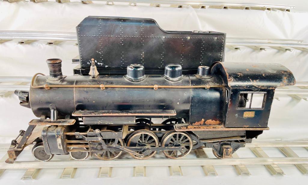 Buddy L Black #1000 Locomotive and Black Tender with Straight Track Sections (1 of 20)