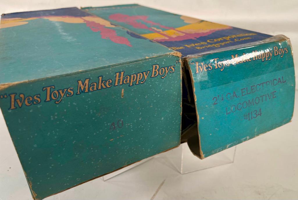 Ives Prewar Wide Gauge #1134 and #40 Original Boxes Only (1 of 11)