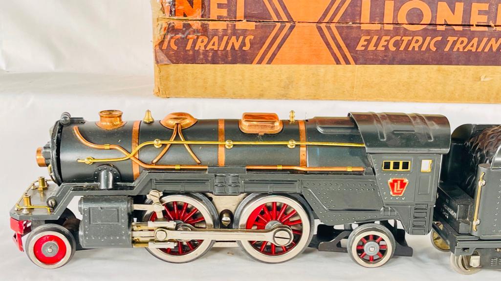Lionel Prewar Standard Gauge Gunmetal 385E and Gunmetal 384T Tender (1 of 16)