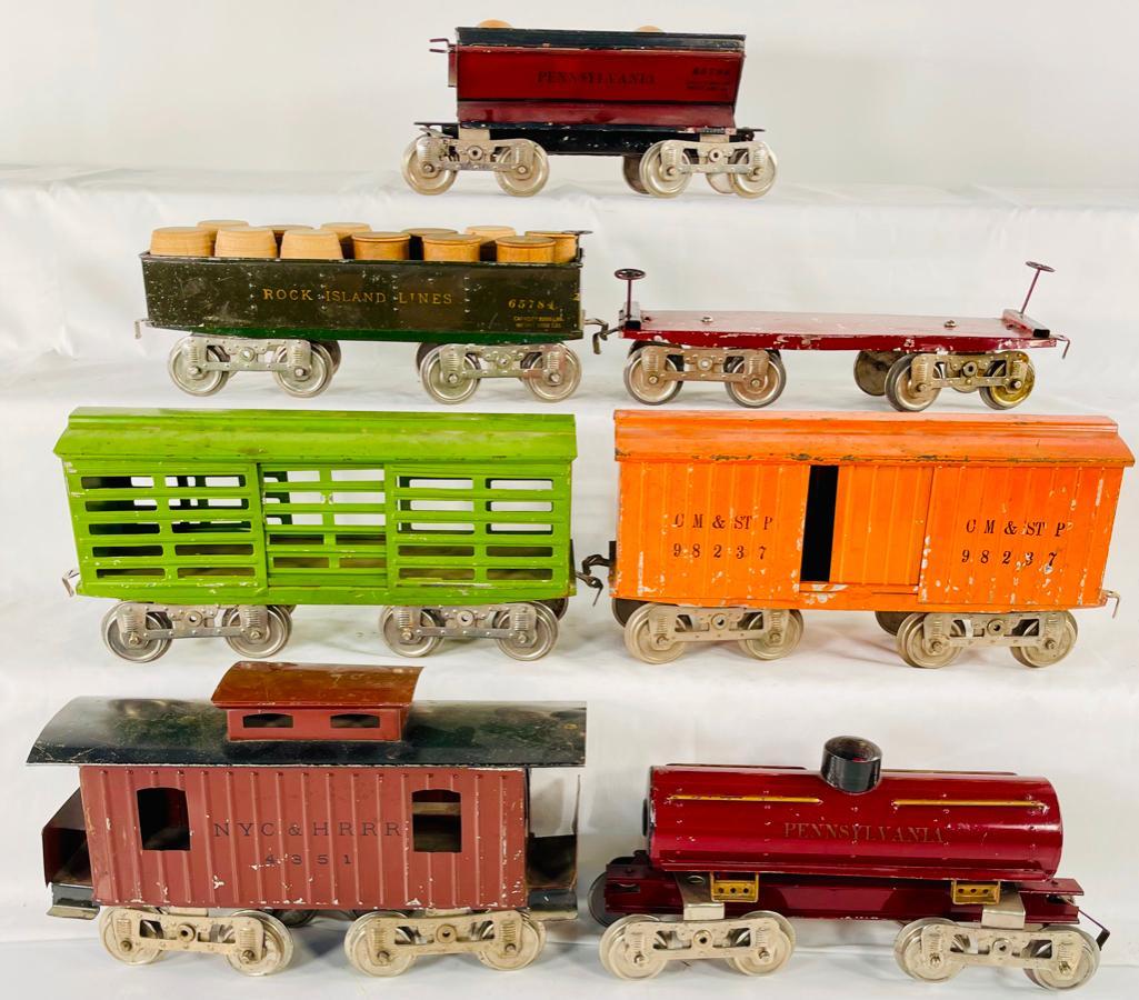 Lionel Prewar Standard Gauge Eight (8) Assorted Early Freight Cars (1 of 13)