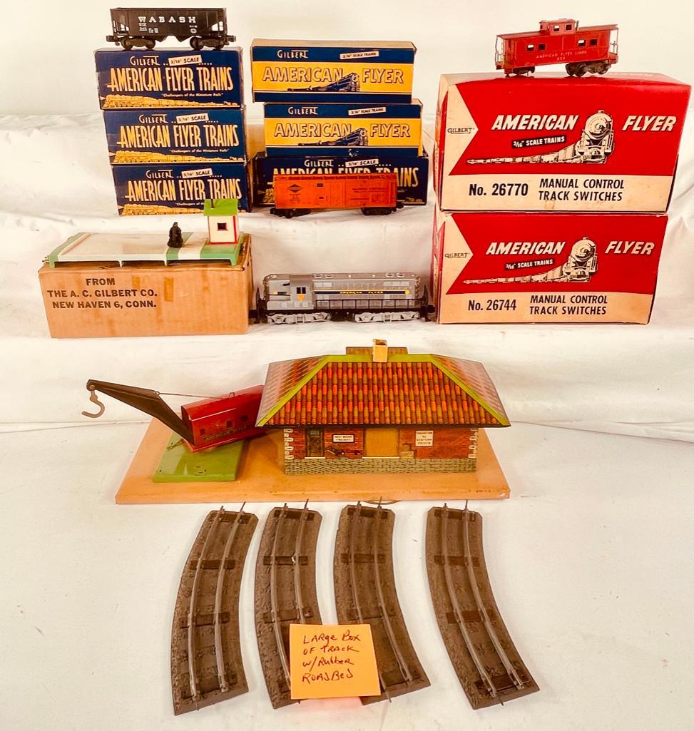 American Flyer Postwar S Gauge Manual Control Switches for 3/16” Scale Trains & Station Crane (1 of 11)