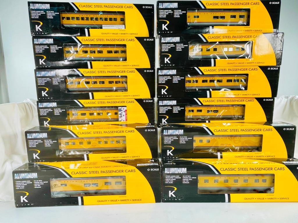 K-Line Twelve (12) Assorted Union Pacific Passenger Cars (1 of 18)