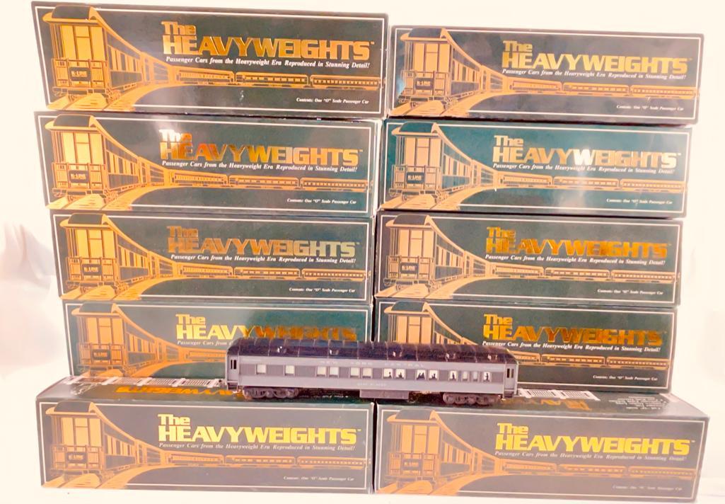 K-Line Ten (10) Assorted Heavyweight Passenger Cars (1 of 9)