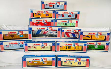 MPC Lionel Spirit of 76 U36B Diesel Locomotive with Fourteen (14) Assorted Spirit of 76 Freight Cars (1 of 10)