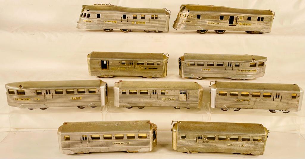 American Flyer Prewar O Gauge 9900 Zephyr Streamliners (1 of 19)