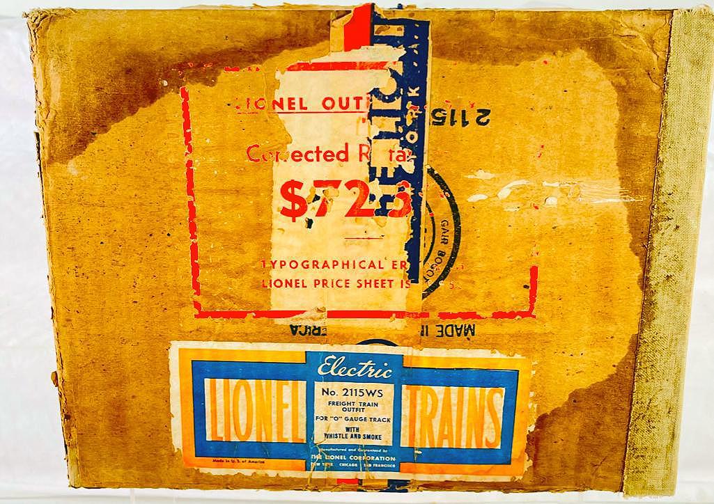 Lionel Postwar 2115WS Set Box only from 1946 (1 of 8)