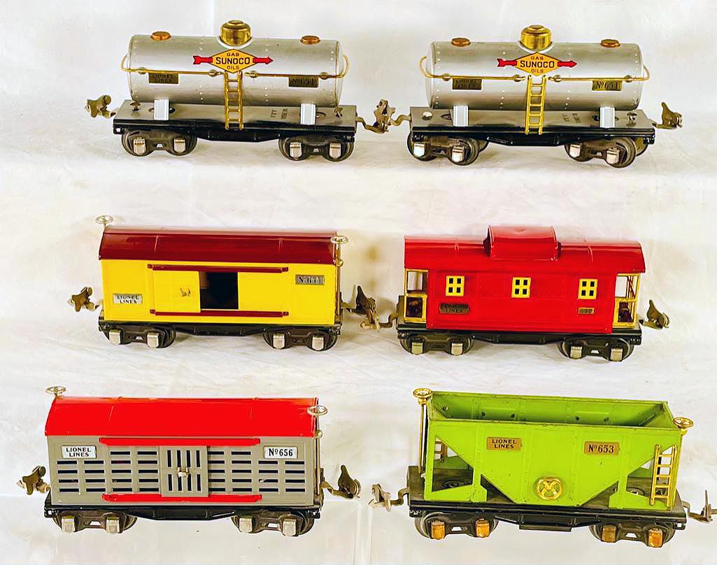 Lionel Prewar O Gauge Six (6) Assorted Freight Cars (1 of 9)