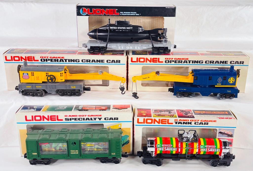 Lionel MPC O Gauge Five (5) Assorted Freight Cars (1 of 8)