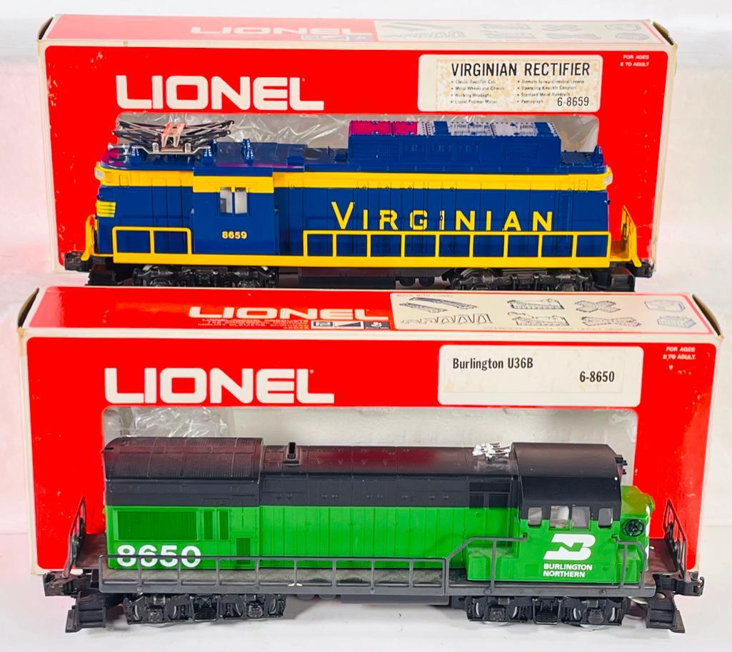 Lionel MPC O Gauge Burlington U36B and Virginian Rectifier (1 of 9)