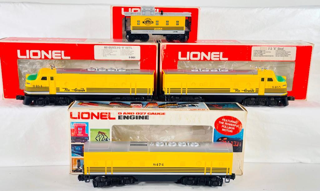 Lionel MPC O Gauge Rio Grande F -3 A Diesel, Rio Grande Nonpowered B Unit and F3 -A Diesel Powered (1 of 14)