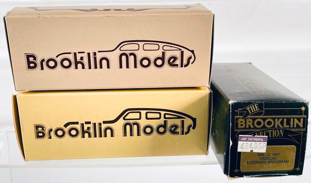 Brooklin 1/43rd Scale 1957 Cadillac Eldorado -1956 Ford Thunderbird -1957 Cadillac Eldorado (1 of 2)