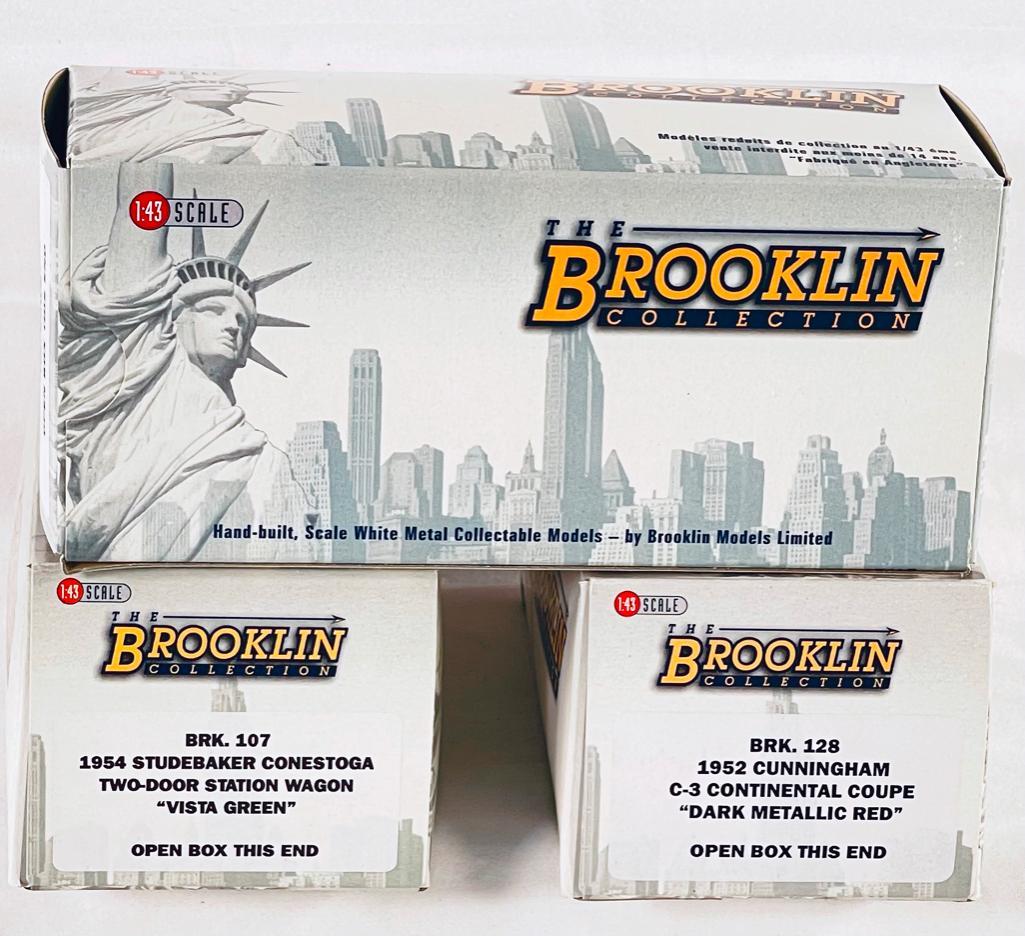 Brooklin 1/43rd Scale 1952 Cunningham Coupe -1952 Muntz Jet -1954 Studebaker Station Wagon (1 of 2)