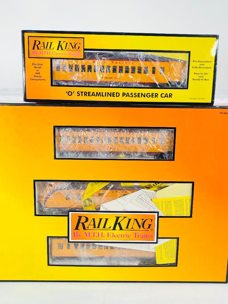 MTH Rail King O Gauge Union Pacific M10000 Diesel Passenger Set and Extra Passenger Set Coach (1 of 4)