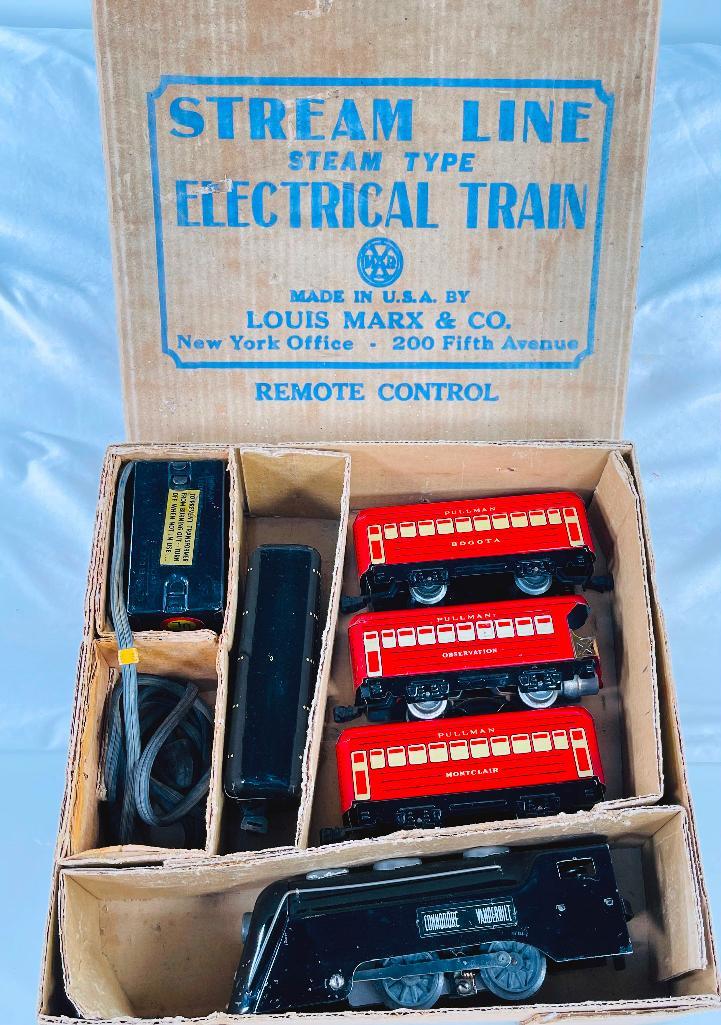 Marx Prewar O Gauge 3893 Commodore Vanderbilt Passenger Car Set (1 of 4)