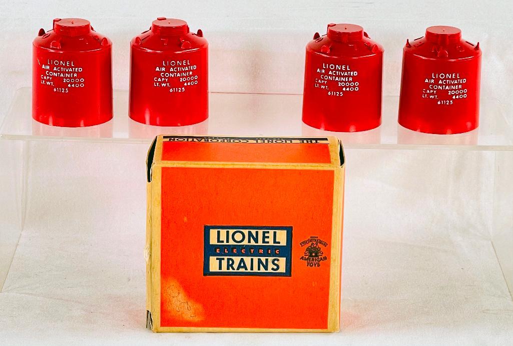 Lionel Postwar O Gauge 6112 - 25 Separate Sale Canisters Set (1 of 5)