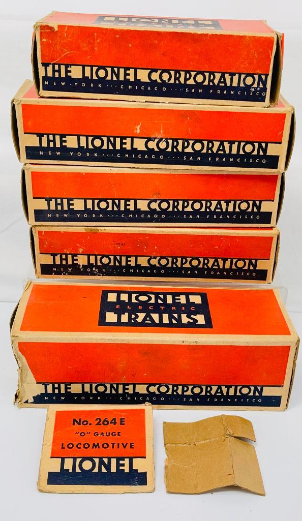 Lionel Prewar O Gauge 603 - 603 - 604 - 261T - 264E Red Comet Original Boxes Only (1 of 6)