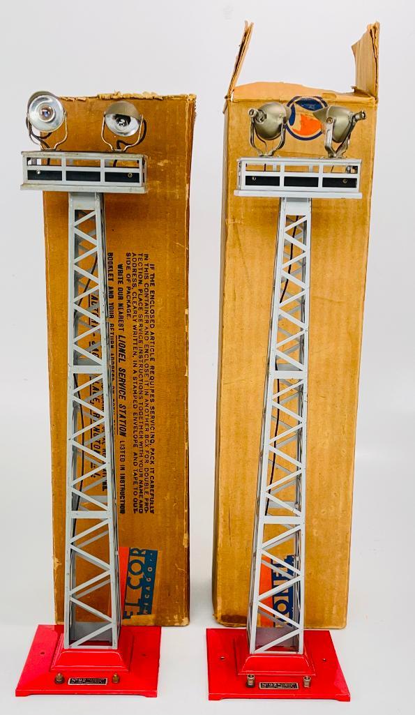 Lionel Prewar Standard Gauge 92 Floodlight Tower X2 (1 of 10)