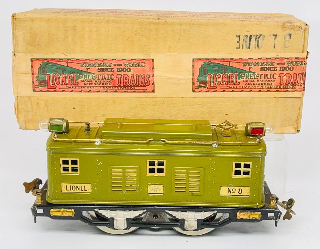 Lionel Prewar Standard Gauge 8 Green Electric (1 of 12)