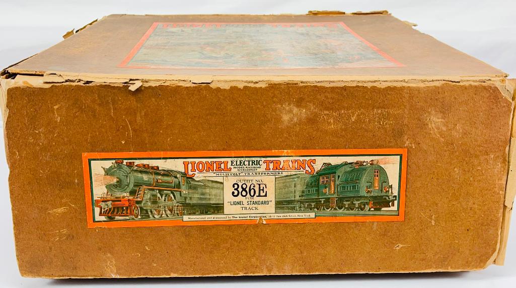 Lionel Prewar Standard Gauge 386E Set Box Only (1 of 8)