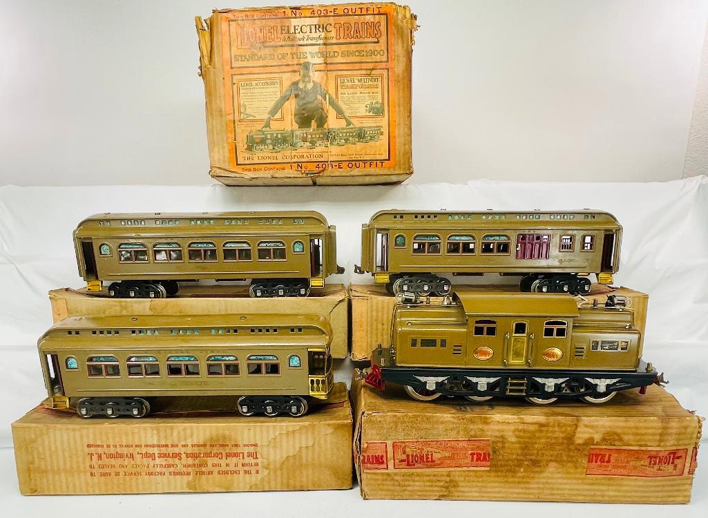 Lionel Prewar Standard Gauge Mojave 403E Passenger Car Set (1 of 20)