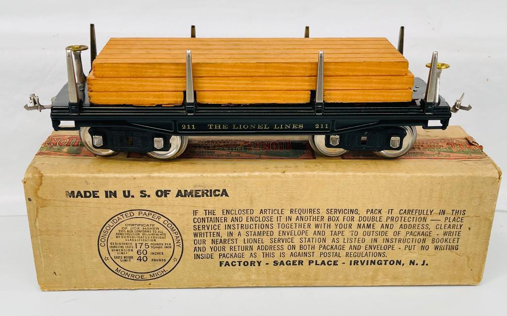 Lionel Prewar Standard Gauge 211 Lumber Car (1 of 6)