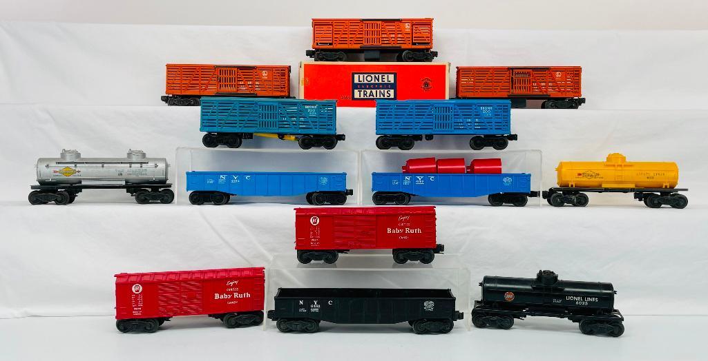 Lionel Postwar O Gauge Thirteen (13) Assorted Freight Cars (1 of 16)