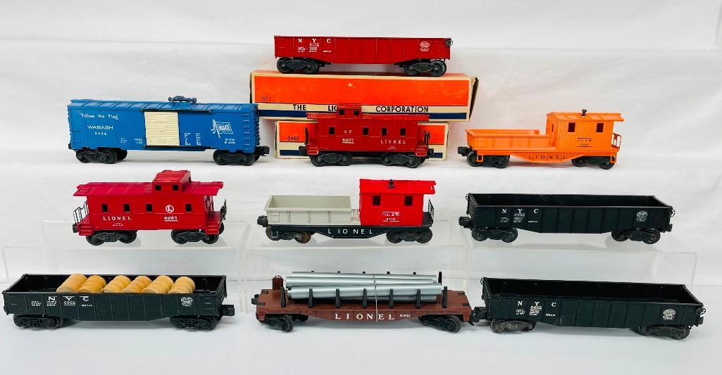 Lionel Postwar O Gauge Ten (10) Assorted Freight Cars (1 of 10)
