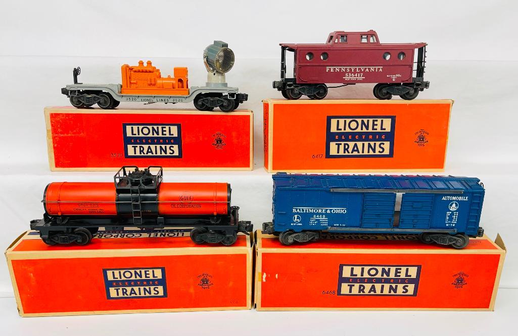 Lionel Postwar O Gauge Four (4) Assorted Freight Cars (1 of 8)