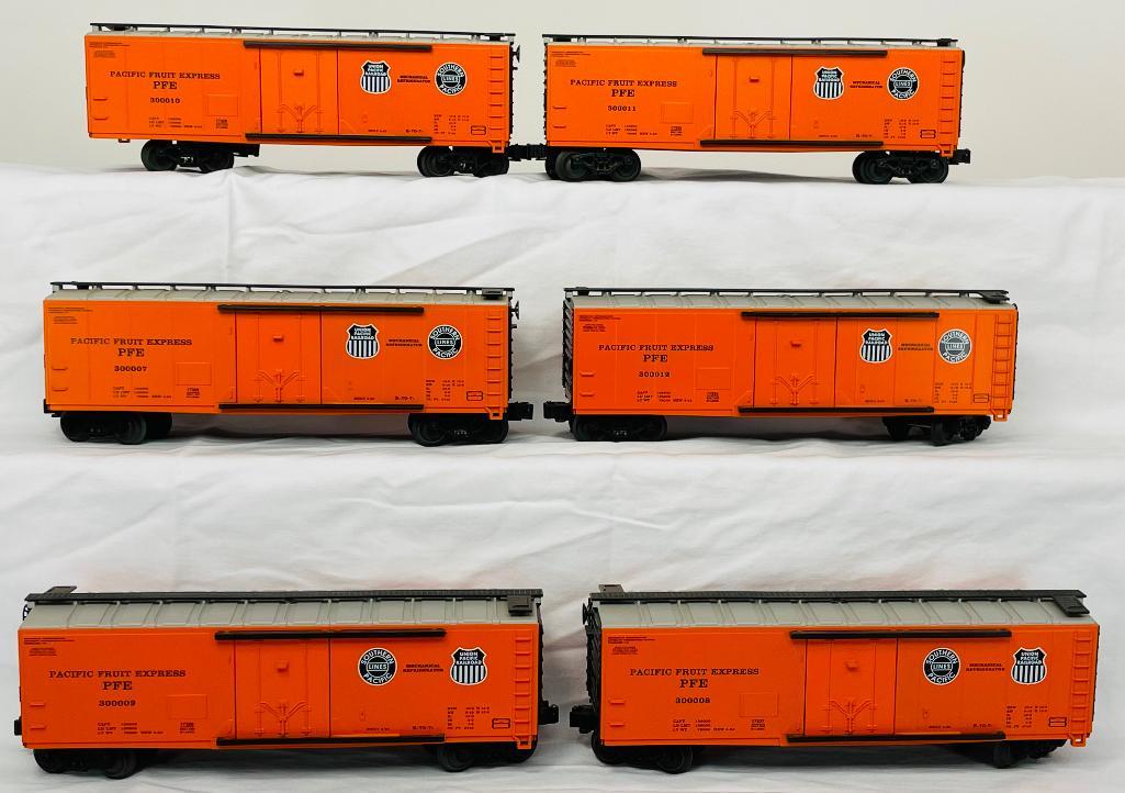 New Lionel O Gauge Six (6) Assorted Pacific Fruit Express Reefers (1 of 9)
