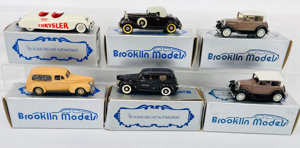 Brooklin 1/43rd Scale 1930 Ford Model A Victoria - 1940 Ford Sedan Delivery - 1940 Chrysler Newport (1 of 12)